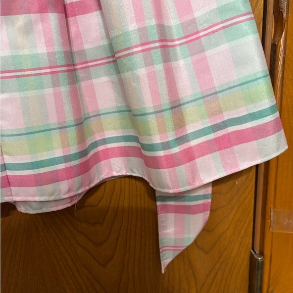 NWOT Good Lad Pink and Green Plaid Dress 4T - Picture 8 of 8
